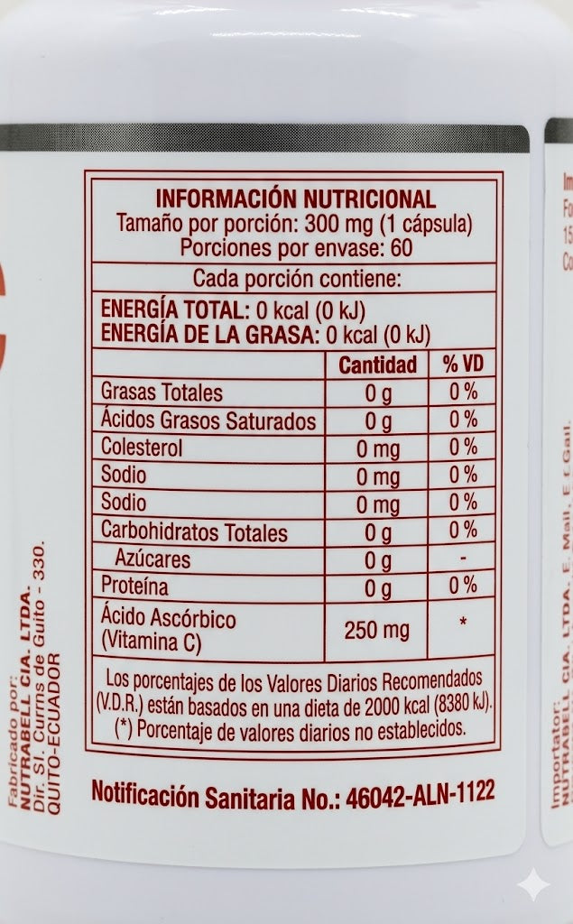 Vitamina C Súper Absorción