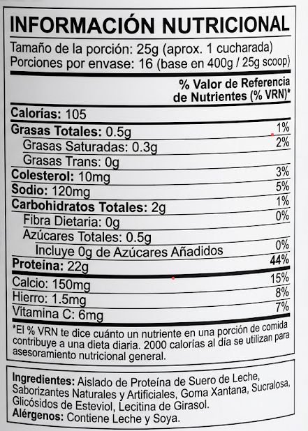 Proteina Aislada Iso Pro 400g