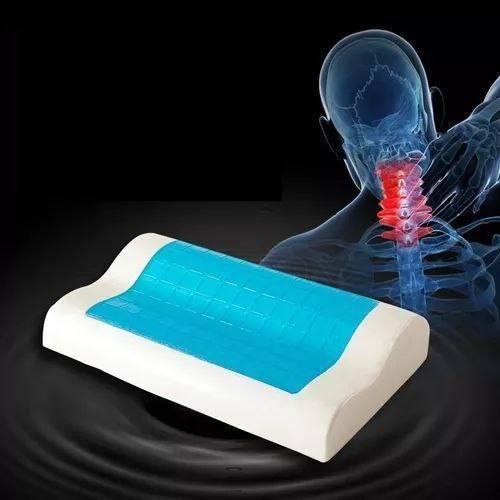 Almohada Ortopédica Ergonómica "Deep Sleep" con Gel Criogénico
